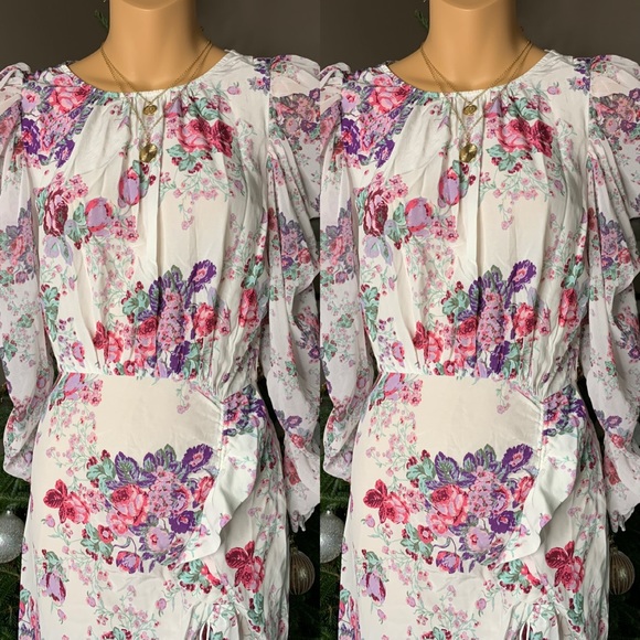 Free People For Love & Lemons Ross Midi Dress - Picture 5 of 6